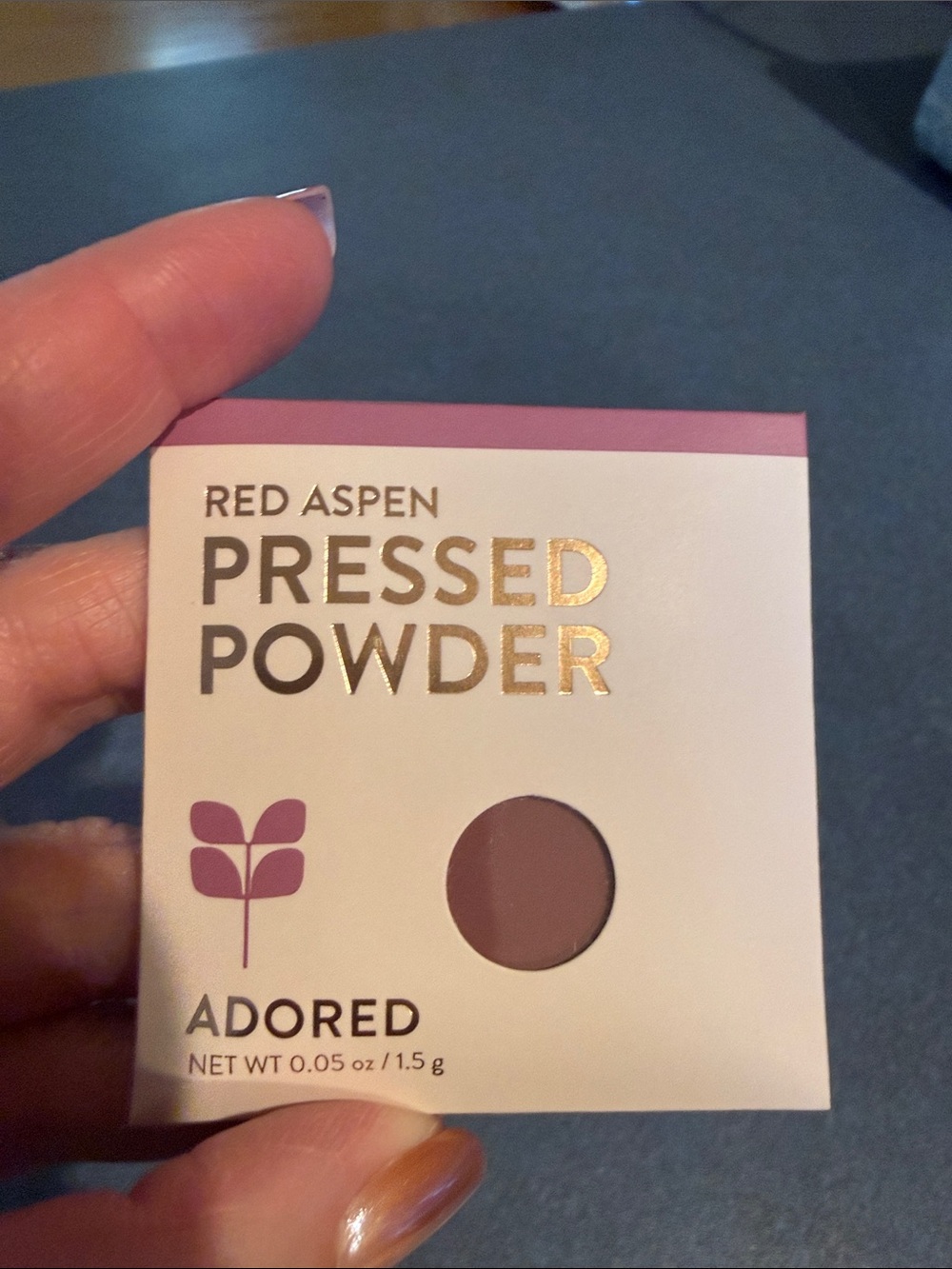 Red Aspen Pressed Powder - Adored (Mauve Pink)